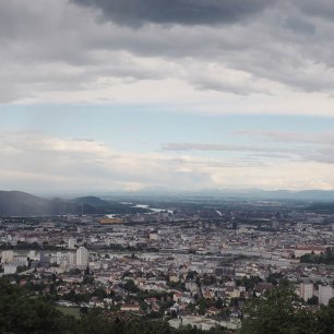 Linz von oben Ausblick